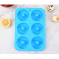 6-Cavity Donut Round Disc Mold for Baking